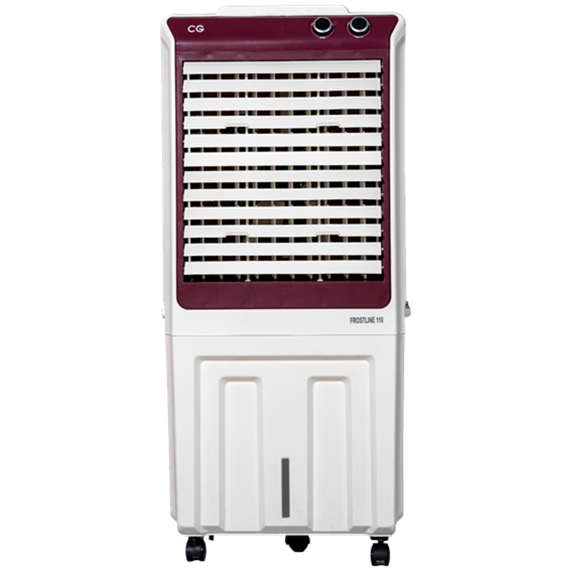 CG 110 Liter Desert Air Cooler (CGFROSTLINE 110) model CGFROSTLINE 110 front view - GharOne Nepal